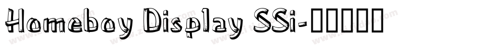 Homeboy Display SSi字体转换
